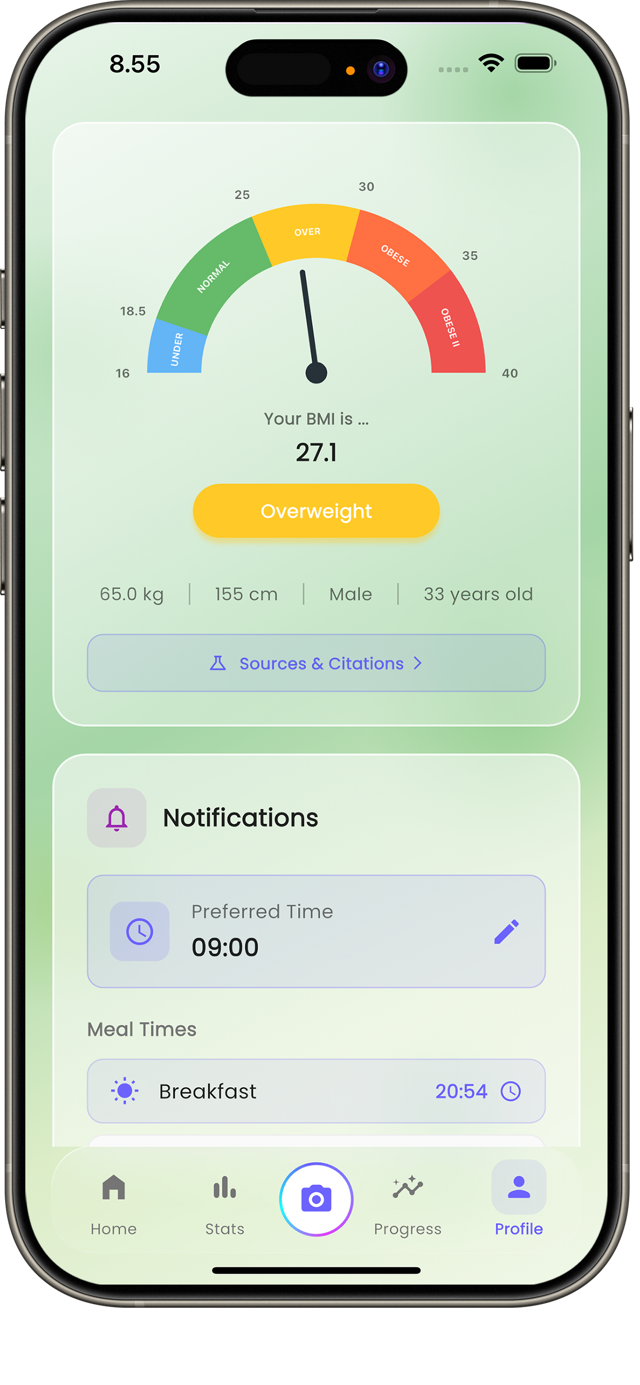 BMI Profile & Body Metrics
